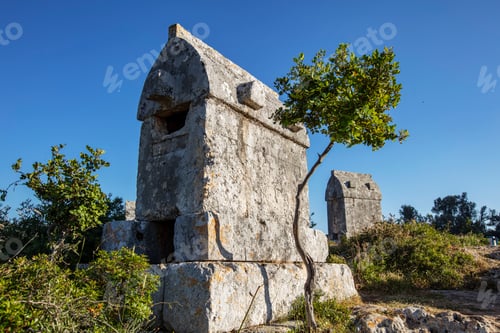 Preview: Few from simena castle to the kekova coast. Antalya, Turkey