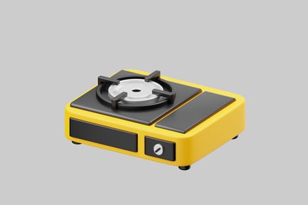 Preview: Compact adventure camp stove yellow