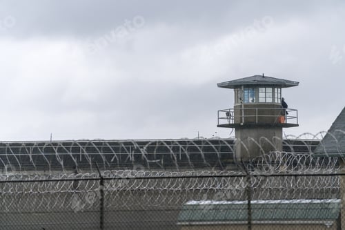 Preview: Guard Tower Barbed Wire Fence Boundary Federal Prison