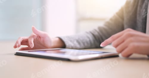 Preview: Woman use of digital tablet computer