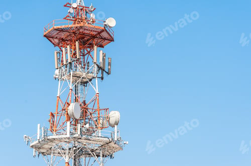 Preview: Telecommunication mast TV antennas wireless technology