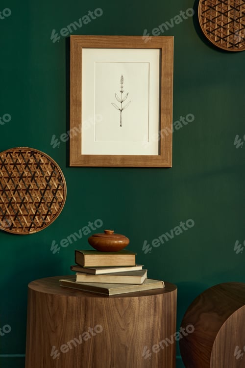 Preview: Stylish living room interior in modern house