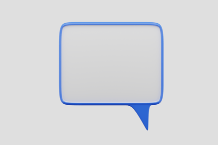 Preview: Square Chat Bubble