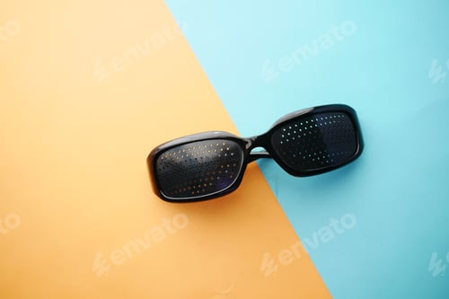 Preview: Perforation glasses with holes for training vision