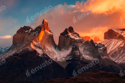 Preview: Dramatic dawn in Torres del Paine, Chile