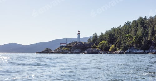 Preview: Lighthouse Park during a vibrant sunny spring season.