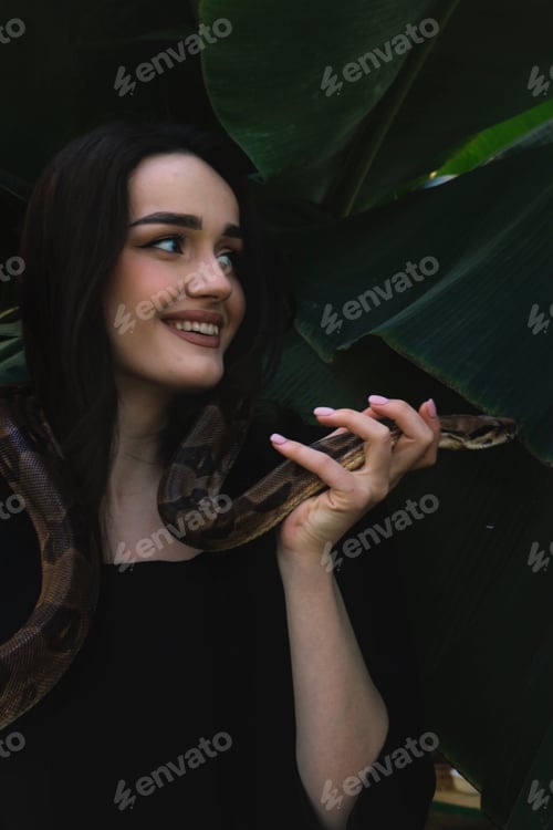 Preview: A young girl with her pet
