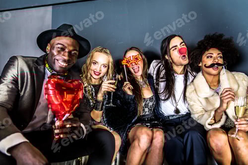 Preview: Friends having party in a nightclub