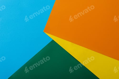 Preview: abstract geometric background with colorful bright paper