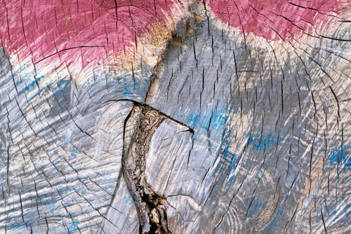 Preview: Spotty Wooden Texture, Old With Cracks, Closeup For An Abstract Natural Background