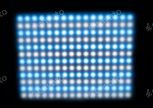 Preview: Large panel with defocused bright cold blurry lights
