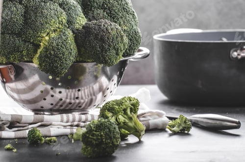 Preview: Broccoli vegetable raw picture