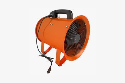 Preview: Portable fan on wheeled stand