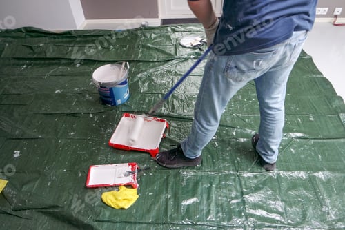 Preview: Painting the living room. Home improvement. New home renovation.
NOMINATED!✅