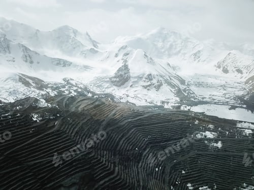 Preview: Aerial view of Kumtor gold mine