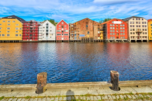 Preview: Colorful old houses in Trondheim