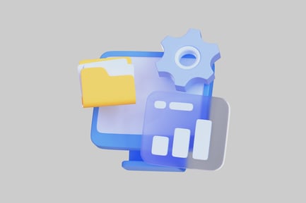 Preview: Cartoon computer icon set