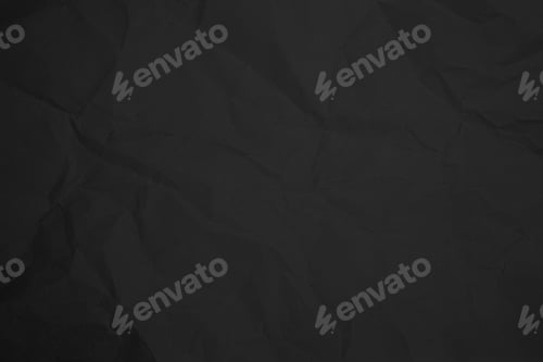 Preview: black crumpled paper texture background page sheet