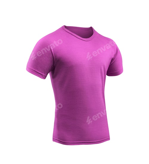 Preview: Pink t-shirt isolated on white background