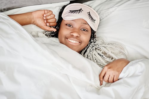 Preview: Happy Girl Waking Up in Morning