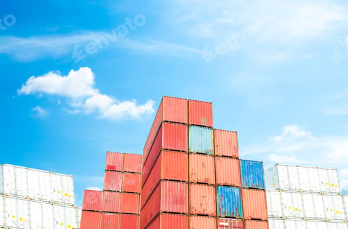 Preview: Cargo ship container goods export import