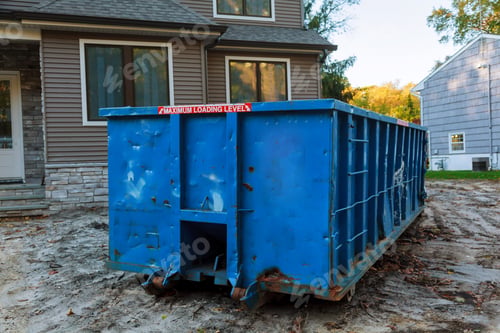 Preview: Dumpsters being full with garbage in a city. Dumpsters being full with garbage