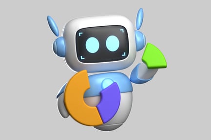 Visualização: Solucionador de quebra-cabeças de robôs de montagem de desenhos animados