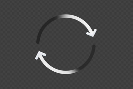 Preview: Reload Circular Symbol 3D Icon