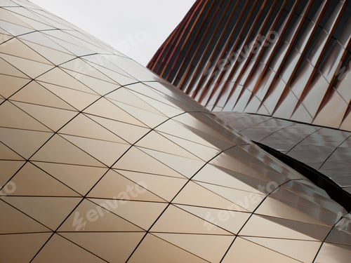 Preview: Abstract Architectural Design with Geometric Shapes
