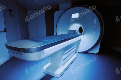 Preview: Magnetic Resonance Imaging Scanner Operating in Modern Hospital Room