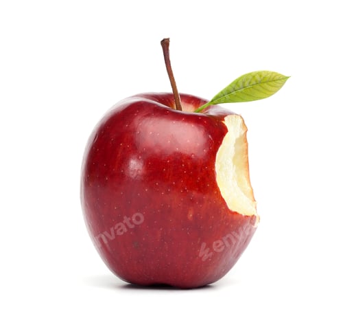 Preview: Red Apple with Bite