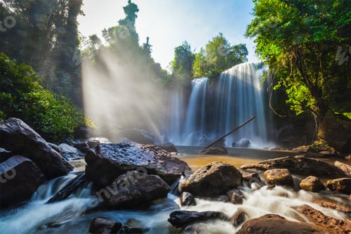 Preview: Tropical waterfall