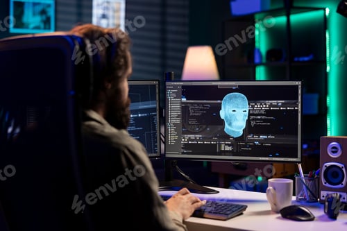 Preview: Self aware AI discussing with IT engineer after becoming autonomous