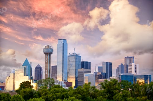 Preview: Dallas at sunset