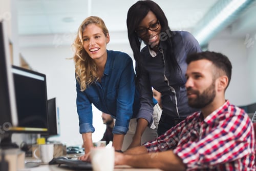 Preview: Programmer working in a software developing company