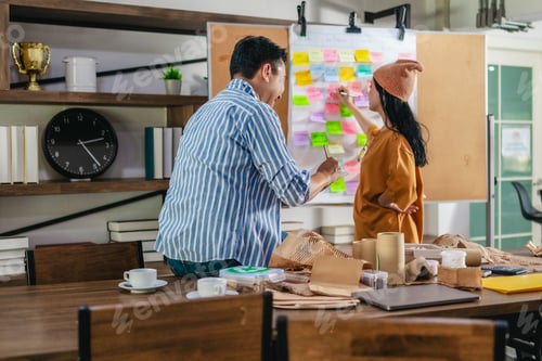 Preview: Startup Team Planning Product Development with Agile Task Board