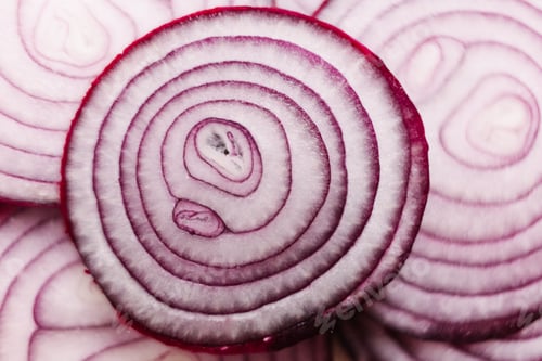 Preview: Slices of onion on tabletop
