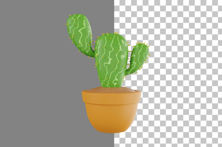 Preview: Cactus Plant 3D Icon