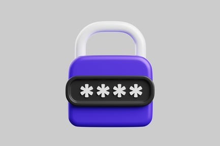 Preview: Data security purple padlock