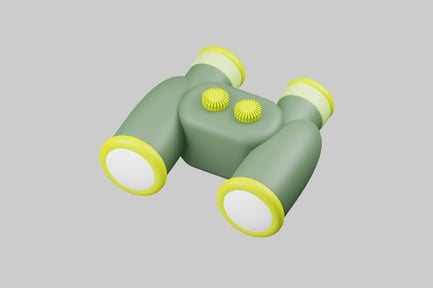 Preview: Olive green business binoculars