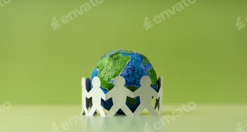 Preview: World Earth Day. Green Energy, ESG, Renewable and Sustainable Resources. Environmental Care