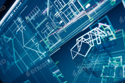 Preview: Computer 3D Modeling of Residential Building