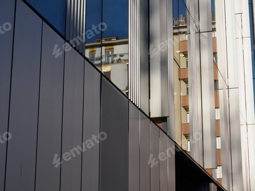 Preview: Modern buildings along via Faravelli in Milan