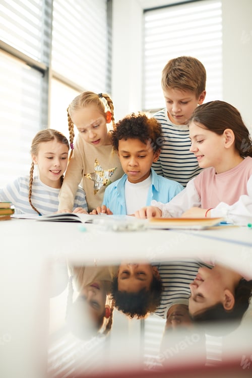 Preview: Children Helping Friend With Homework