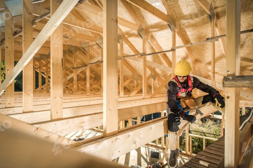Preview: House Wooden Roof Skeleton