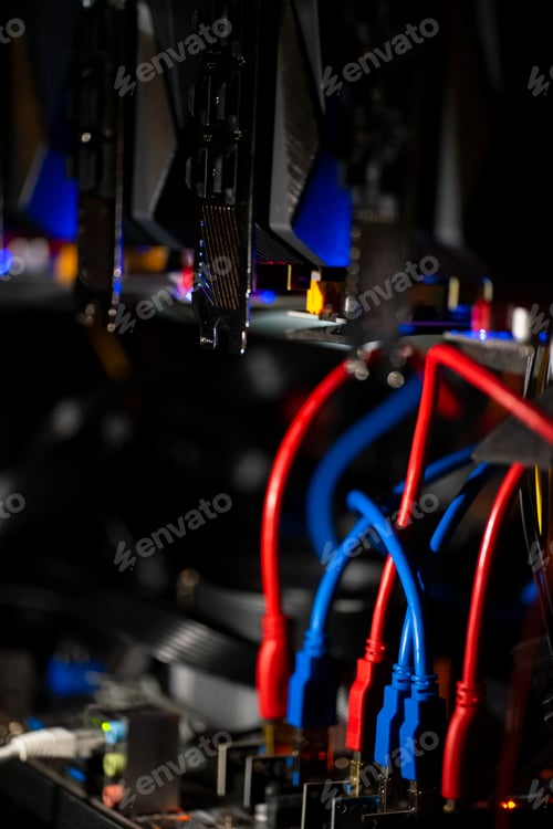 Preview: Bitcoin Mining Farm Rig for mining Cryptocurrency Etherium Litecoin miner