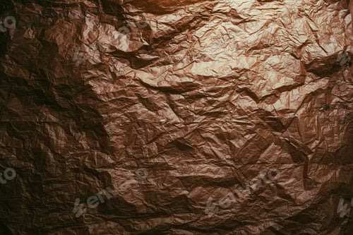 Preview: Crumpled and expanded paper with natural texture of reddish tones.
