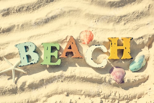 Preview: Beach Summer Holiday Vacation Sand Seashell Relaxation Concept