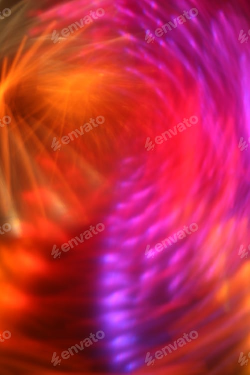 Preview: Vertical shot of staggered and refracted light layers-vortex light effects