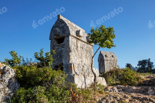 Preview: Few from simena castle to the kekova coast. Antalya, Turkey